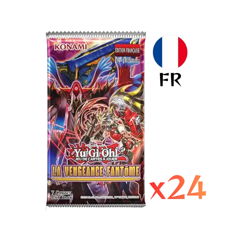 YU-GI-OH! - Boite de 24 Boosters La Vengeance Fantôme (FR) - Konami YU-GI-OH! - Boite de 24 Boosters La Vengeance Fantôme (FR) - Konami