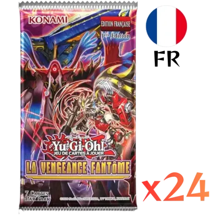 YU-GI-OH! - Boite de 24 Boosters La Vengeance Fantôme (FR) - Konami