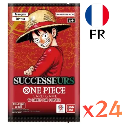 ONE PIECE - Carton de 24 boosters OP13 Successeurs (FR) - Bandai