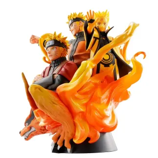 NARUTO Shippuden - Naruto Petitrama DX 15 cm - MegaHouse | statue et figurine officielle | Kitsuneya